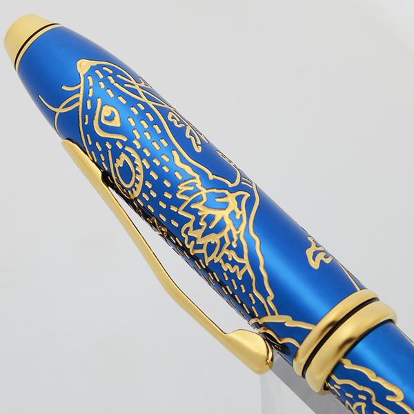 Cross Townsend Year of the Rat Fountain Pen (2020) - Metallic Blue